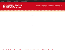 Tablet Screenshot of american-bagel-company.de